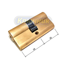 Цилиндры / По типам / Перфорированные цилиндры / Цилиндр CISA ASTRAL OA310 35/35 Brass. Магазин "Ключник" в С-Пб.