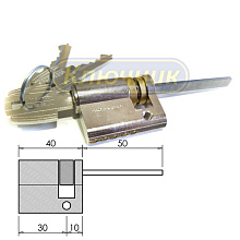 Цилиндры / По типам / Полуцилиндры / Полуцилиндр TESA TE5R3010CR 30/10 N. Магазин "Ключник" в С-Пб.
