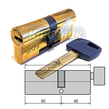 Цилиндры / По типам / Перфорированные цилиндры / Цилиндр APECS XR-90(50/40C)G. Магазин "Ключник" в С-Пб.
