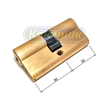 Цилиндр CISA ASTRAL OA310 30/30 Brass