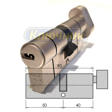 Цилиндр ABUS D10 PS 90(50/40C)N вороток