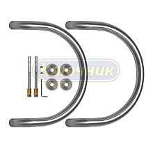 Ручки / Ручки скобы / Офисные ручки скобы / Ручка скоба FUARO PH 27-25/300 INOX. Магазин "Ключник" в С-Пб.