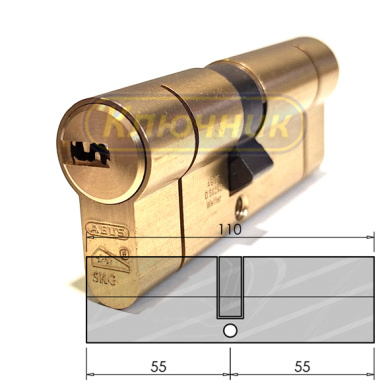 Цилиндр ABUS D10 PS 110(55/55)G