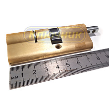 Цилиндры / Перфорированные цилиндры / Цилиндр CISA ASTRAL OA312 45/35 Brass. Магазин "Ключник" в С-Пб.