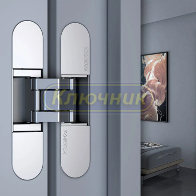 Петля скрытой установки KORONA KOBLENZ KUBIKA K7000 CS матовый хром