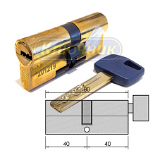 Цилиндры / По типам / Перфорированные цилиндры / Цилиндр APECS XR-80(40/40C)G. Магазин "Ключник" в С-Пб.